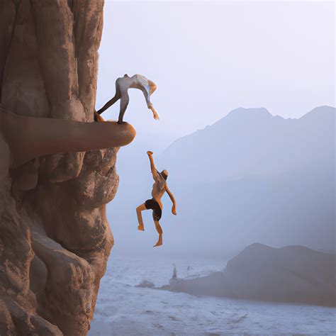 pushing someone off a cliff